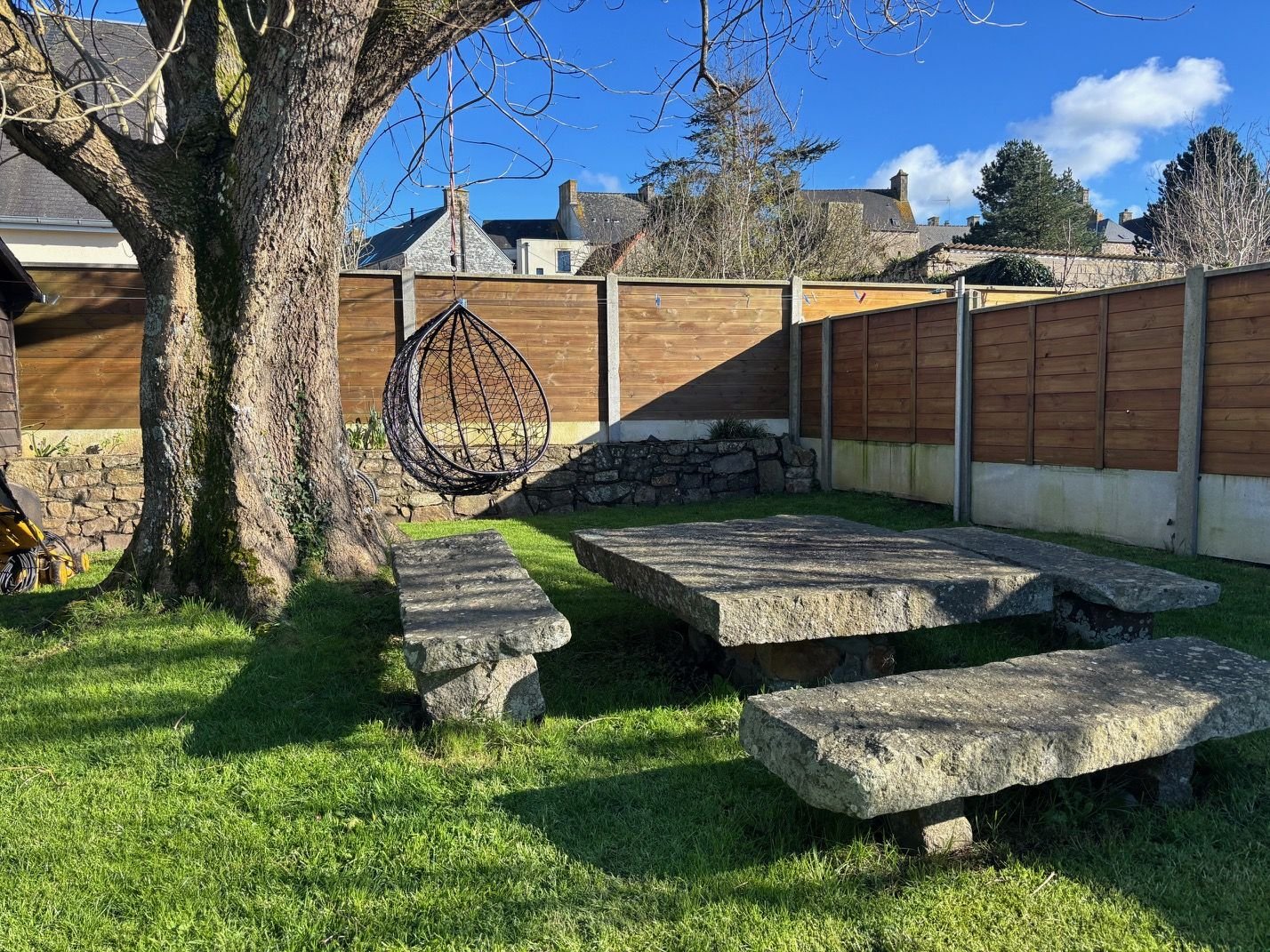 Coin terrasse du jardin